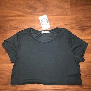 NWT Cropped Tee